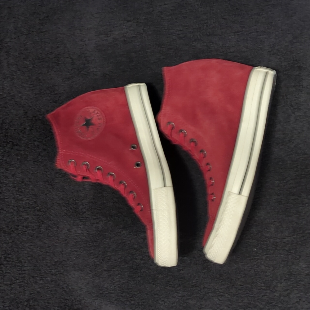 Converse Chuck Taylor Hidden Platform Suede Sneak… - image 8